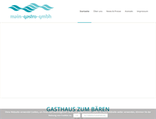 Tablet Screenshot of main-gastro.de